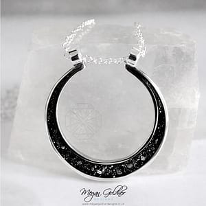 Keepsake Layered Crescent Pendant